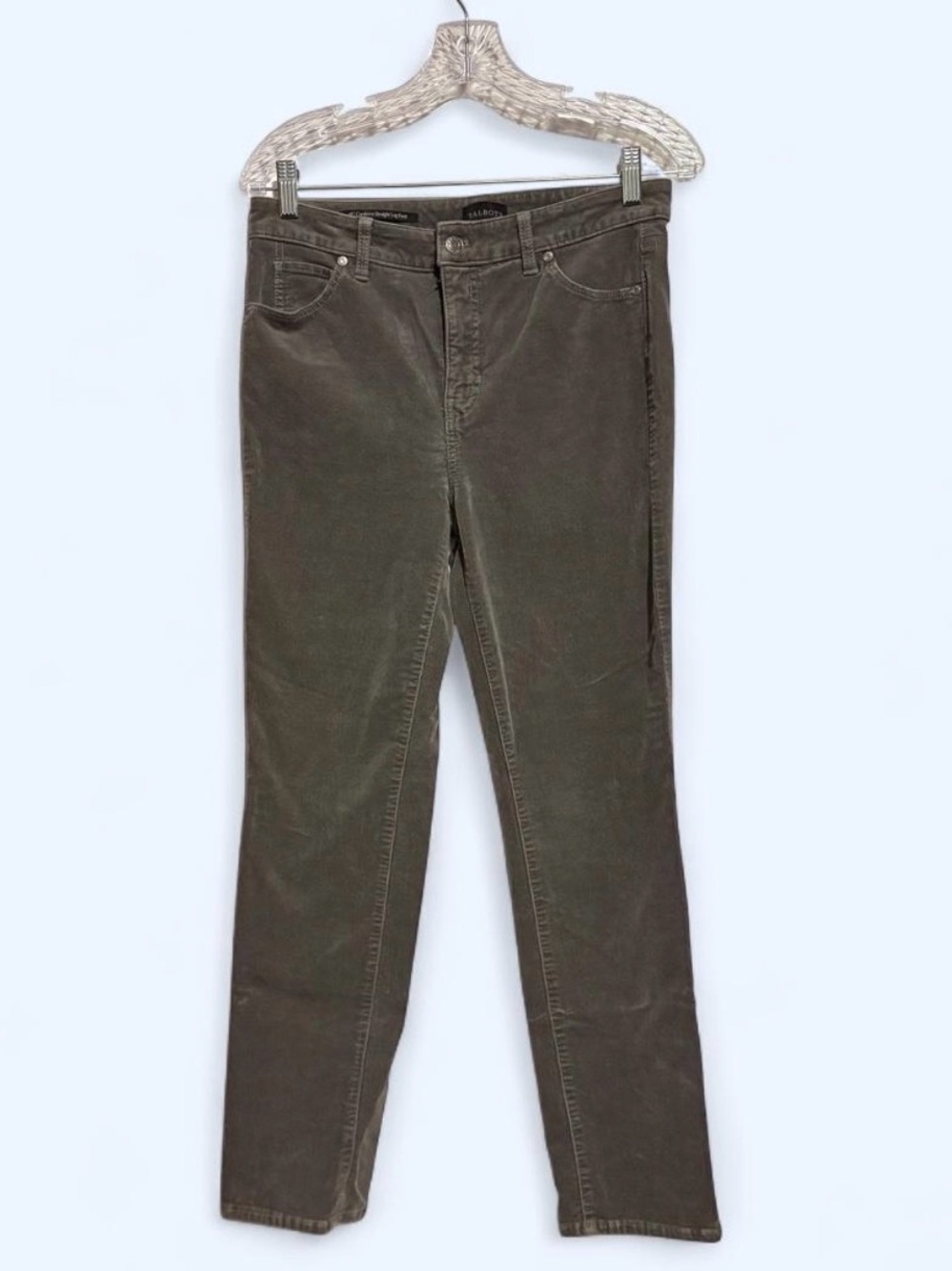 Talbots Straightleg Corduroys in Gray